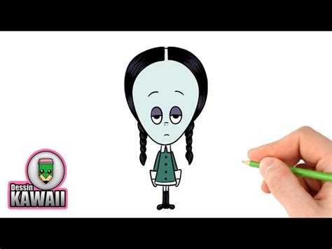 dessins de mercredi|Comment Dessiner Mercredi Addams facilement